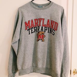 university of maryland pullover crewneck